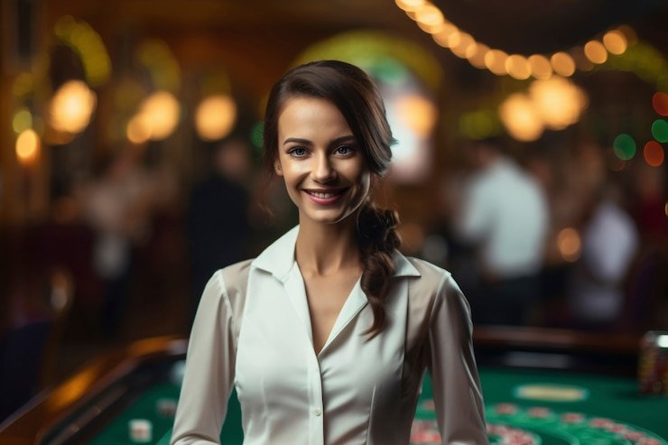 Sebuah sesi Hot Pot berlangsung dengan pemain dan dealer di meja virtual lapakhoki88